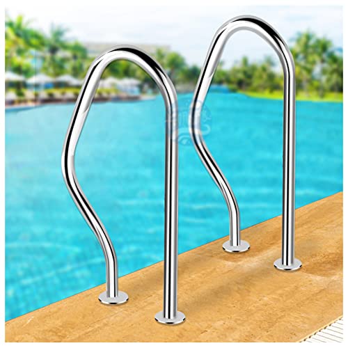 Barandal para piscina de acero inoxidable 304 resistente y ergonómico miniatura 4