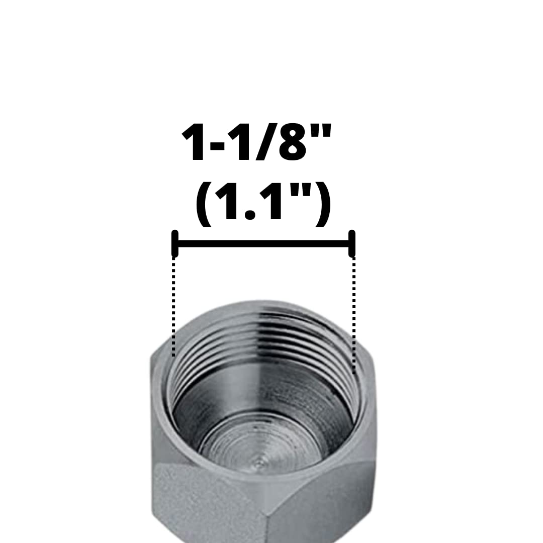 Hex Cap Nuts 25-Pack 1/4-20 Stainless Steel Acorn Cap Nuts - UNC Thread, Grade 18-8/304, ASME Standard 25 Pack Acorn Nuts