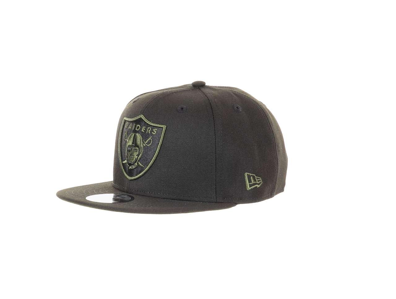 New Era Las Vegas Raiders NFLBlack Camo Rifle 9Fifty Snapback Cap