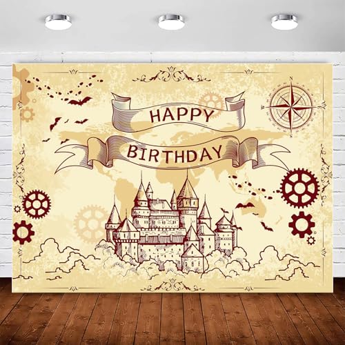Fondo decorativo Wizard para fiestas 7x5 ft miniatura 1