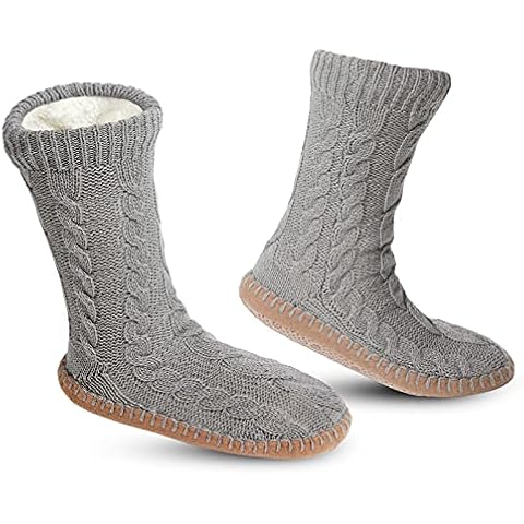Vihir Slipper Fluffy Socks with Non Slip Grips ,Fuzzy Soft Cosy and Warm Home Socks for Unisex Best Gift Cover