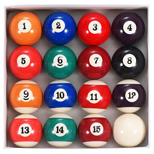 Juego de bolas de billar PATIKIL de tamaño regulación de 16 piezas