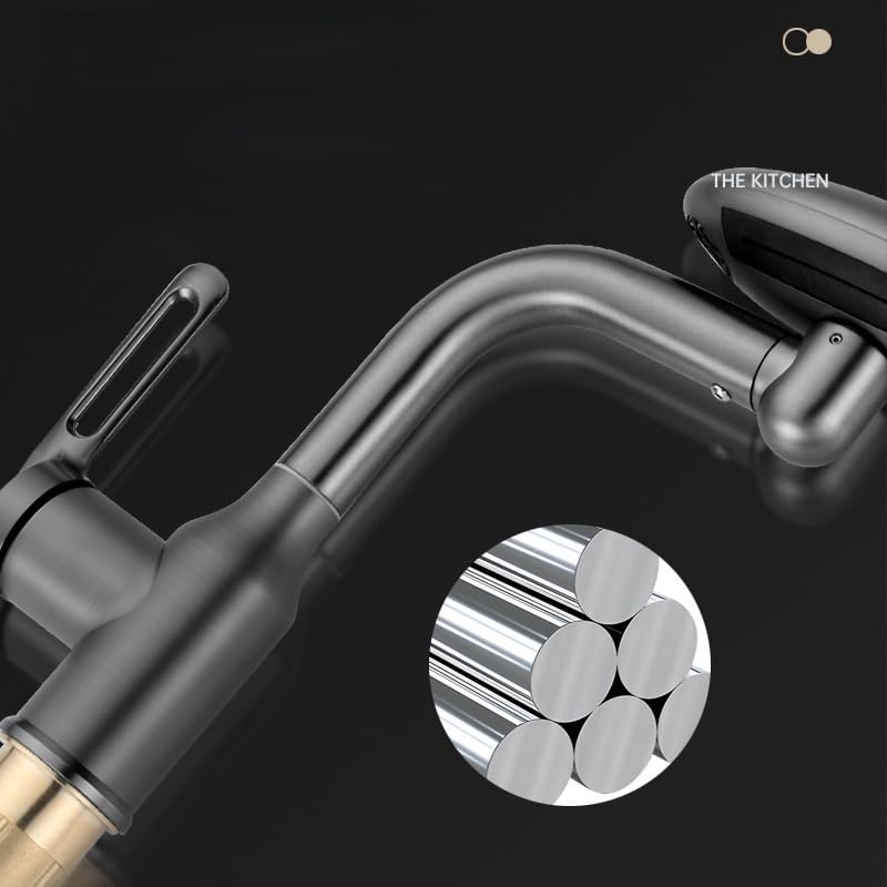 Mitigeur de lavabo cascade résolvant le manque d'espace KLVN - 4