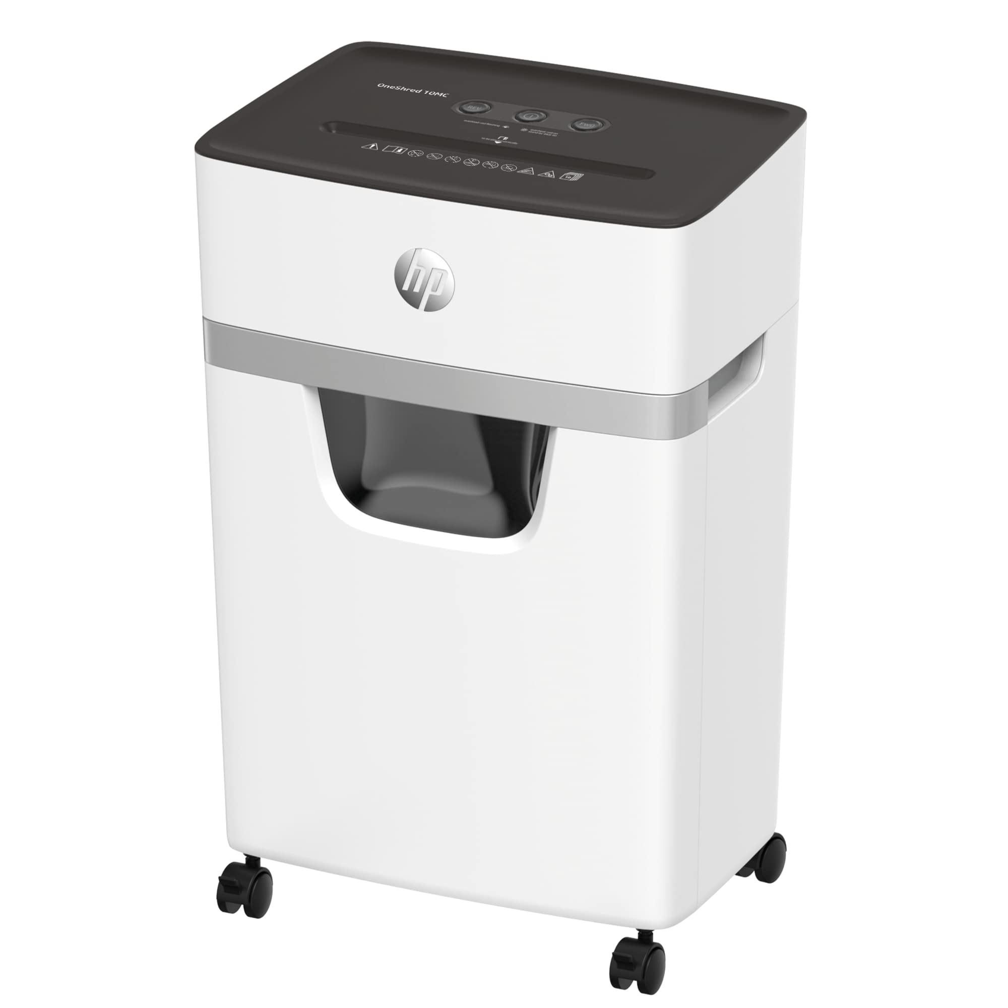 HP OneShred 10MC, Aktenvernichter, Sicherheitsstufe P-5, Micro Cut, 10 Blatt, 2804