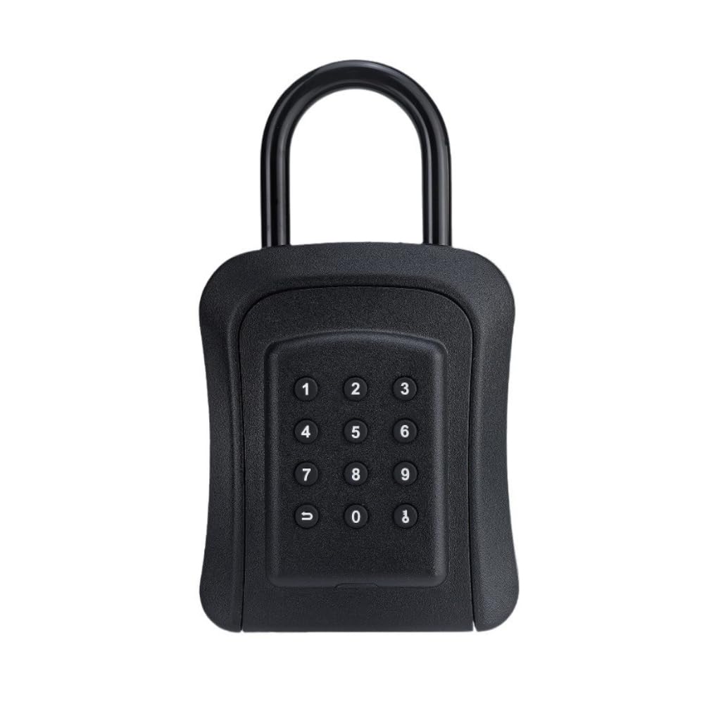 NEWFUN Boite a Clef, Boite a Clefs Securisee Exterieur,Boite à Clé, Matériau Métallique, Déverrouillage par APP/Code Numérique, Boîte à clés Murale Adaptée à la Maison, Au Garage, au Bureau, à l'école