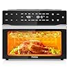 Beelicious pro 32qt extra large air fryer 19 in 1 air fryer toaster oven combo with rotisserie and dehydrator digital convection oven countertop airfryer fit 13 pizza 1800w black  urban country home decor