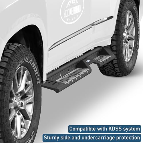 Estribos laterales para Lexus GX460 2010-2023 5.4 pulgadas negro miniatura 4