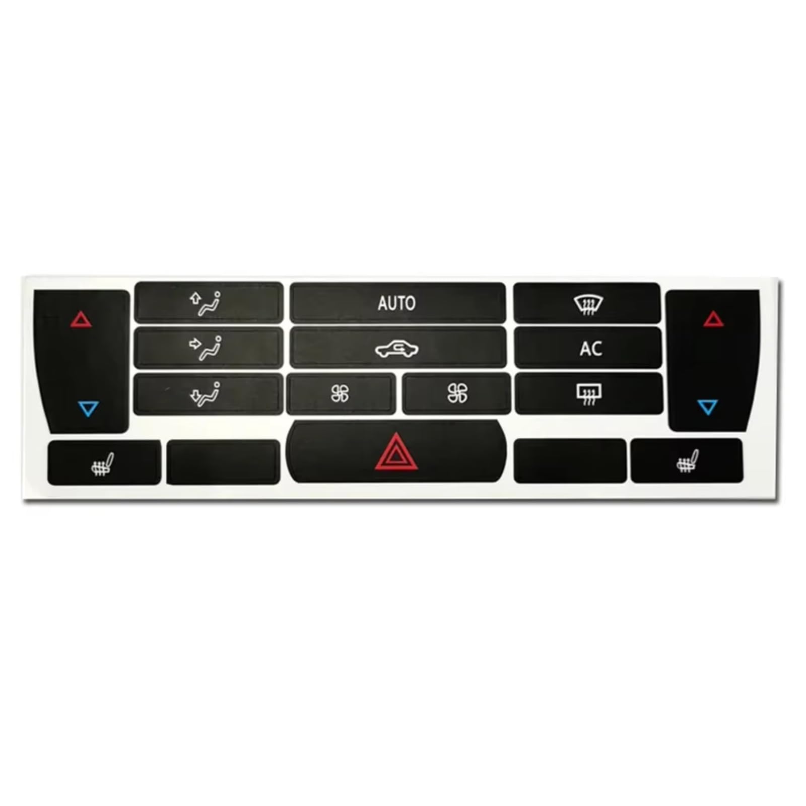 Button Repair Stickers for Car Compatible with Saab for 9-3 2003-2005 2006 2007 Car Air Condition AC Climate Control Button Repair Stickers Decoration Decals
