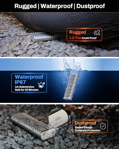 Image of TERRAMASTER D1 SSD M.2 NVMe SSD Enclosure - 1.2-Ton Crush-Proof /IP67 Waterproof /Dustproof, All-Aluminum Housing, Carrying Case Included, USB 3.2 10Gbps Type-C, Mobile Backup App Provided (Diskless)