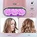 V Light Hair Extension Machine, 395nm LED Hair Extension Lamp, Fast Curing Glue Light for V Light Extensions, Portable Rechargeable Tool for Professional Salon & DIY Home Use (Orange)(Orange)