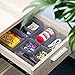Mumba Drawer Organizer Pack of 9, Desktop, Drawer & Flatware Organizer Storage (Gray, Pack of 9)