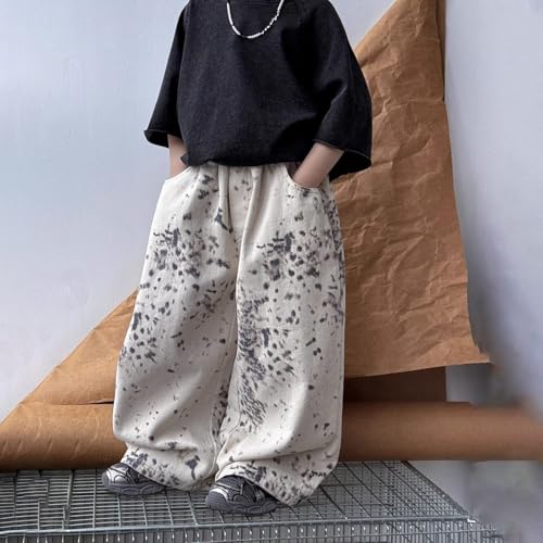 Girls Cargo Pants Baggy Y2K Cargo Trousers Jeans Wide Leg Baggy Y2K Streetwear Casual Denim Pant with Multi Pockets4