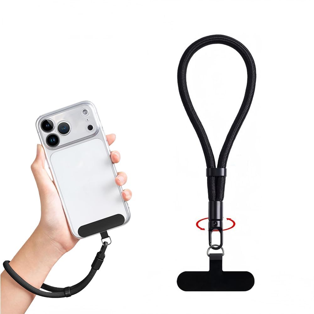 BowieMall Phone Lanyard, Anti Theft Mobile Strap with 360°Rotating Hook