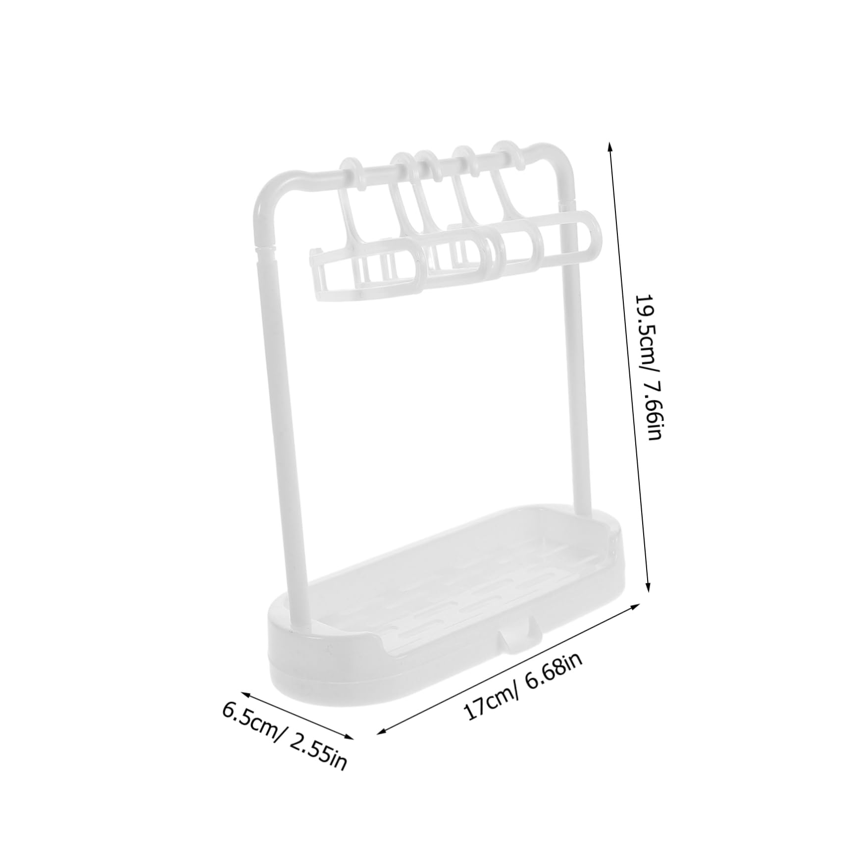 HEMOTON Doll Hanger Set Pcs Portable Cotton Standing Hanger Multi-use Rack for Doll Clothes and Indoor Drying