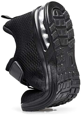 Anlarach Kids Toddler Shoes Boys Girls Athletic Running Shoes Air Cushion Sneakers For Toddler 7 Allblack #TOP2