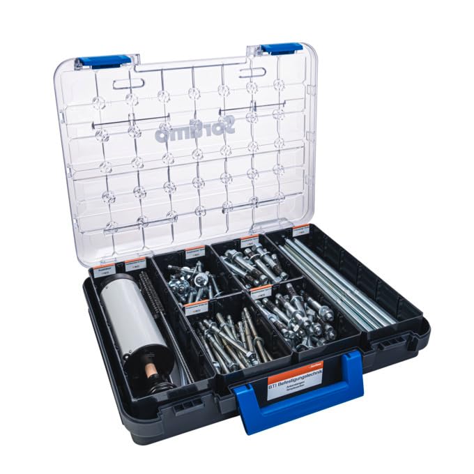Sortimo T-BOXX 320 with Inset Boxes H63 - Robust Small Parts Box