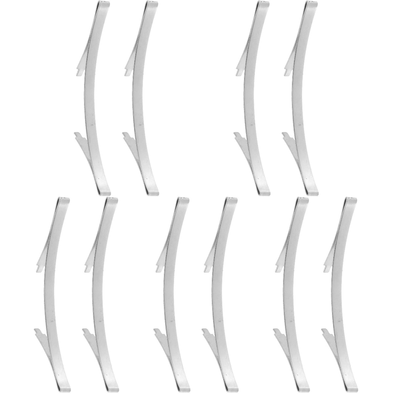 OSALADI 10 Pièces Positionneurs Inférieurs En Acier Manganèse Accessoires Rail Pour Portes Coulissantes D'Armoire Et Garde-Robe Résistants Et Précis