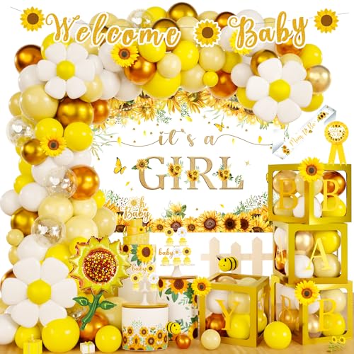 Sunflower Baby Shower Decorations