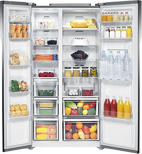 Image of Samsung 591 L Frost Free Side-by-Side Refrigerator(RS554NRUA9M /TL, Wine Glass Mirror Finish)