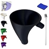 Flour Funnel for Kitchen Stand Mixer, Easy Pour No-Mess Mixer Attachment, Fits Ksm150 5-Quart Tilt-Head and Bowl Lift, Plastic Mess-Free Pouring Baking Accessory for Flour and Egg Liquid