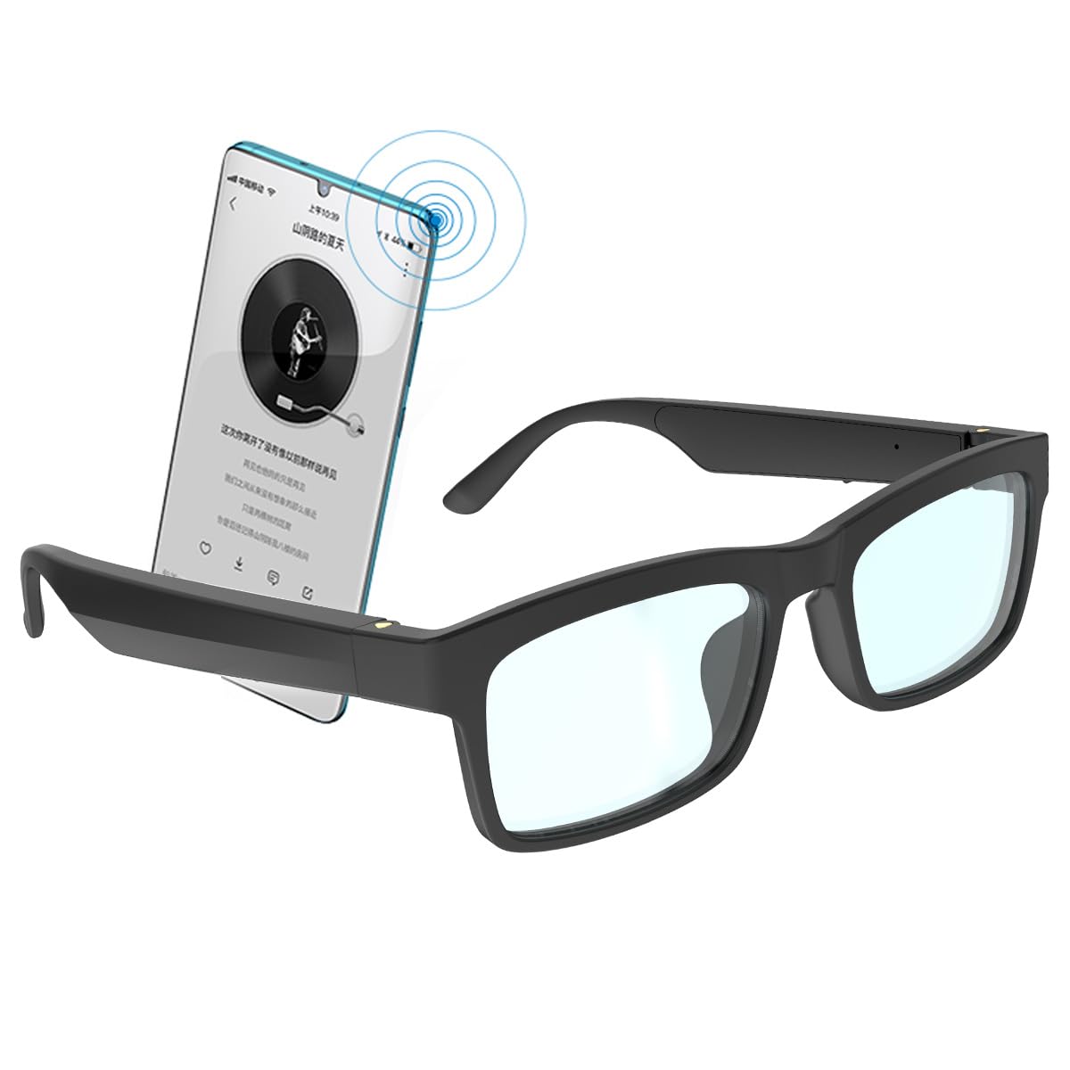 GS01 Smart Bluetooth Sunglasses, Audio Sunglasses With Speaker, UV400 Polarized lens, Open Ear Music, Touch Control