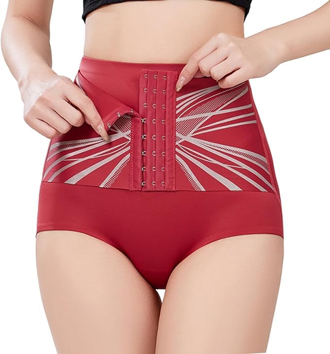 Azcona Women Blended High Waist Half Shapewear Panty Tummy Tucker Girls Body Shaper Belly Fat Abdomen Panties for Women Waist Shaper Belly Shaper(Pack of 1)-picture-46