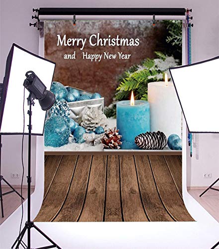 YongFoto 1x1,5m Fondale Foto Pavimento in legno