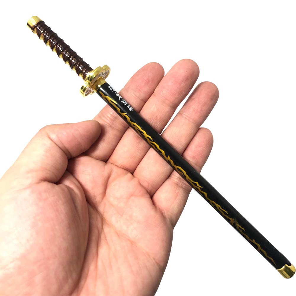 Demon Slayer: Kimetsu no Yaiba Kaigaku Katana Knife Signature Pen Game collection Party Supplies Gift Sword Toys Action Figures Metal Arts collections (Kaigaku)