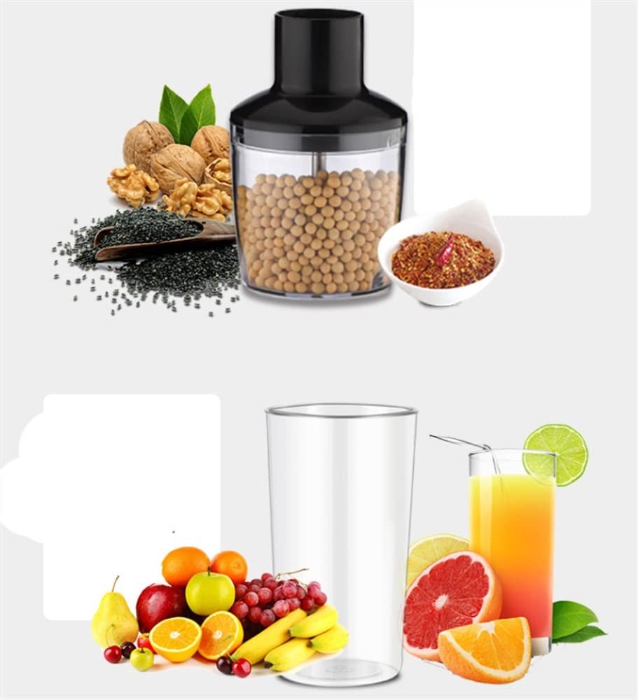 Blender ręczny, blender ręczny 4 w 1, ręczny blender ręczny ze stali nierdzewnej, narzędzie kuchenne, idealny do zup, koktajli, przecierów, jedzenia dla niemowląt