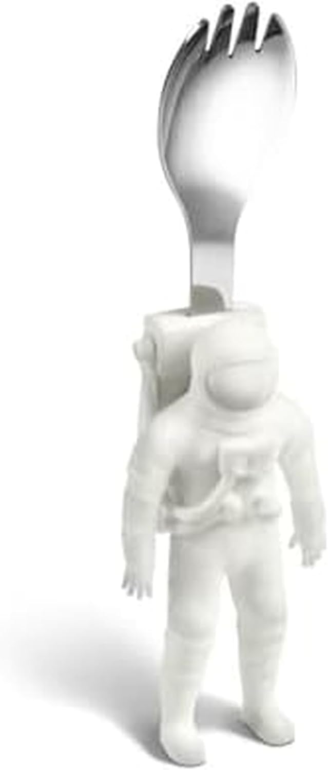 Genuine Fred GASTRONAUT - KIDS SPORK, Dishwasher Safe, White