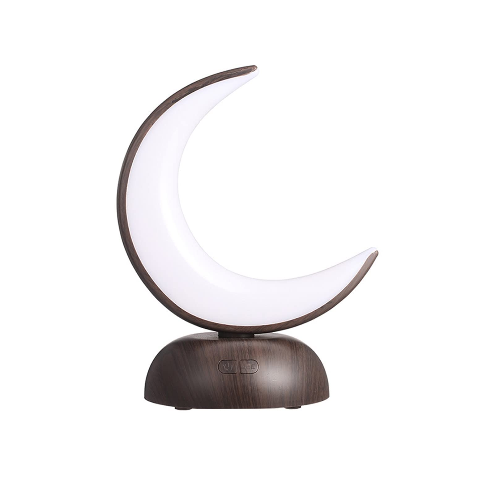 Lampka nocna w kształcie księżyca aromaterapia lampka nocna czujnik ruchu USB akumulator przenośny sypialnia sypialnia sypialnia stolik nocny biurko LED lampa stołowa do sypialni (kolor: czarny)