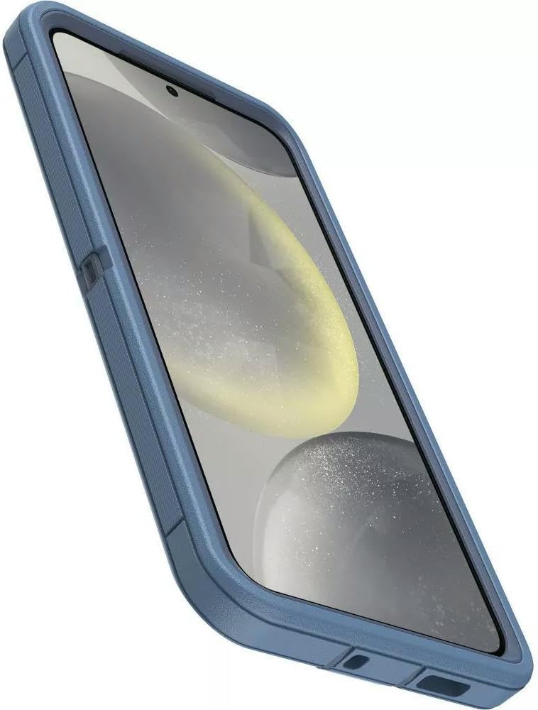 OtterBox Samsung Galaxy S24 Plus (Only) - Defender Series Case - Baby Blue Jeans - Case Only - Screenless - Rugged & Durable - with Port Protection - Microbial Defense Protection, Non-Retail Packaging