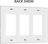 Vista 186 de Vista de ventana, isla tropical, playa, palmeras, cielo soleado, cubierta de interruptor de luz de palanca individual, placa decorativa de pared