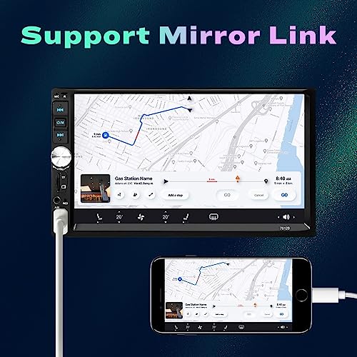 Radio Auto 7 Pulgadas MP5 Pantalla Táctil Bluetooth USB miniatura 4