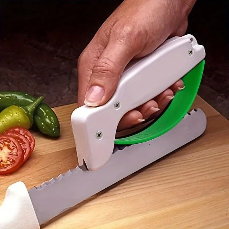 1PC Household Portable Sharpener Handheld Tungsten Steel Knife Sharpener Kitchen Camping Sharp Knives Polish Tools 14 5 6