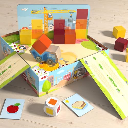 Image of HABA My Very First Games - Block by Block Toddler Construction Building Game for Ages 2+