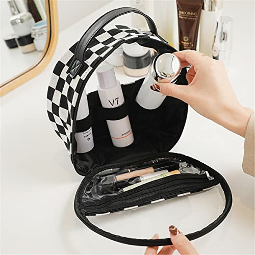 Image of Handcuffs Cosmetic Bag with Handle | Makeup Case | Make-Up Organizer | Toiletry Box | Skincare Holder | Travel Essentials | Rakhi Gifts