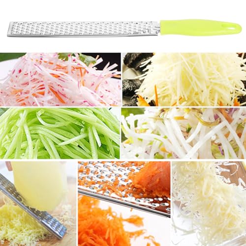 Set de 5 ralladores de acero inoxidable con mango plástico miniatura 6