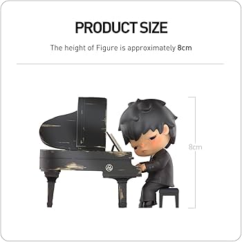 ポップマート フィギュリン ヒロノ ザピアニストフィギュア Amazon | POP MART HIRONO The Pianist フィギュア | ソフビ人形