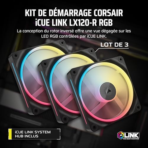 Corsair iCUE LINK LX120 R RGB - vue 8