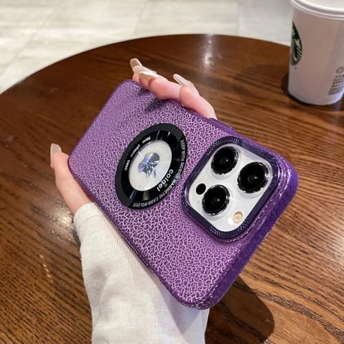 Coque de luxe iPhone 13 Pro violette housse de protection haute résistance