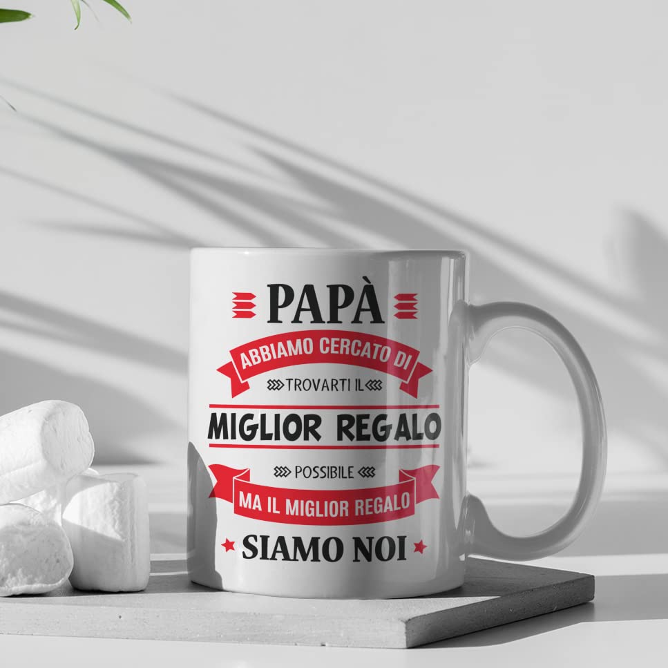Tazza Personalizzata Per Papà - Regalo Divertente Per Compleanno, Natale O Festa Del Papà - Ceramica Da 270 Ml - Foto 9