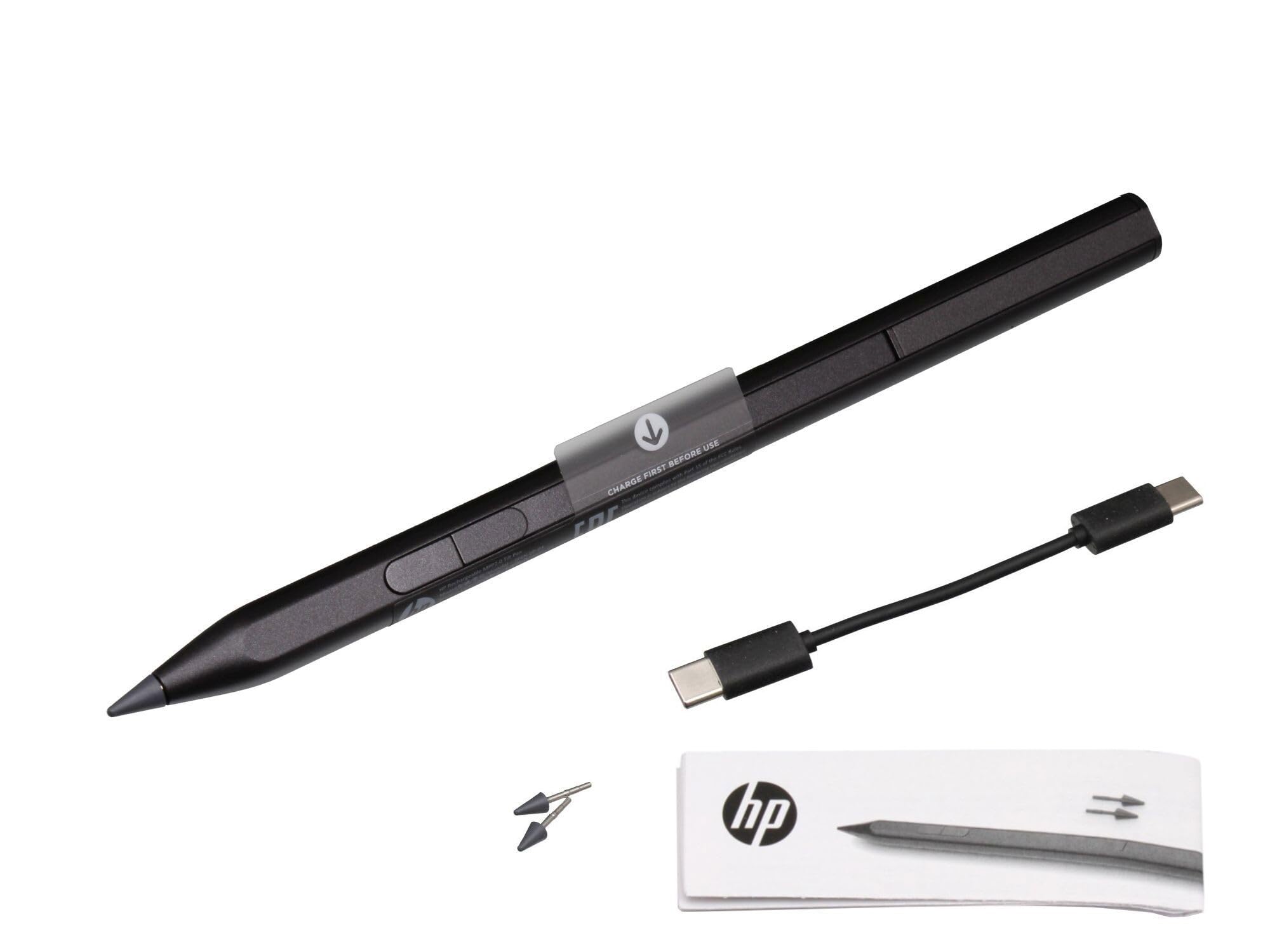 HP L93571-B22 Tilt Pen MPP 2.0 Negro Original | para Spectre x360 14-ea0000, Pavilion x360 15-er0000, Convertible 14-dy0000