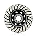 SHDIATOOL 4-1/2 Inch Diamond Turbo Row Grinding Cup Wheel Fits 7/8 Inch Arbor Diamond Grinding Disc for Concrete Masonry