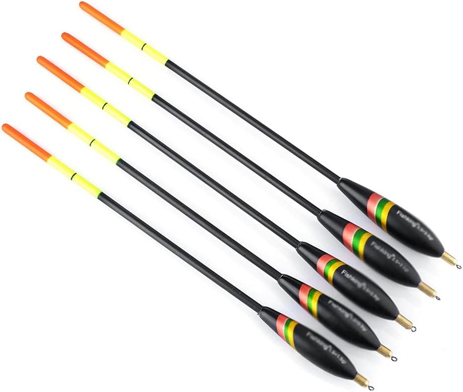 4/5pcs Fishing Floats Mixed Size Balsa Weight Bobber Cork Fir Float Vertical for Carp Fishing Tackle(5pcs)