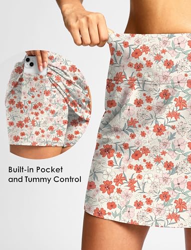 Image of Viodia Women's 18 inch /20 inch Long Swim Skirt High Waisted Modest Swimsuits Skirt Bathing Suit Tummy Control Swim Bottoms