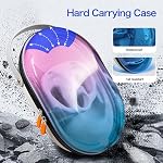 AWINNER Compatible for Meta Quest 3 Case,Hard Carrying Bag VR Headset Accessories,Ultra-Sleek Colorful Design for Travel (Gradient Color)