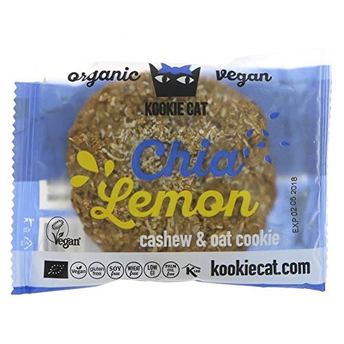 KOOKIE CAT | Chia & Lemon Cookie | 4 x 50g (ES)
