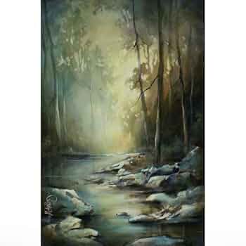 アクリル画　風景　925 ウェットカラーシリーズ アクリルスタンド Vol.2 桃角桜介｜TV