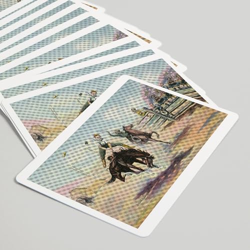 Lantern Press Western Scene, Baraja de 52 Cartas Poker miniatura 5
